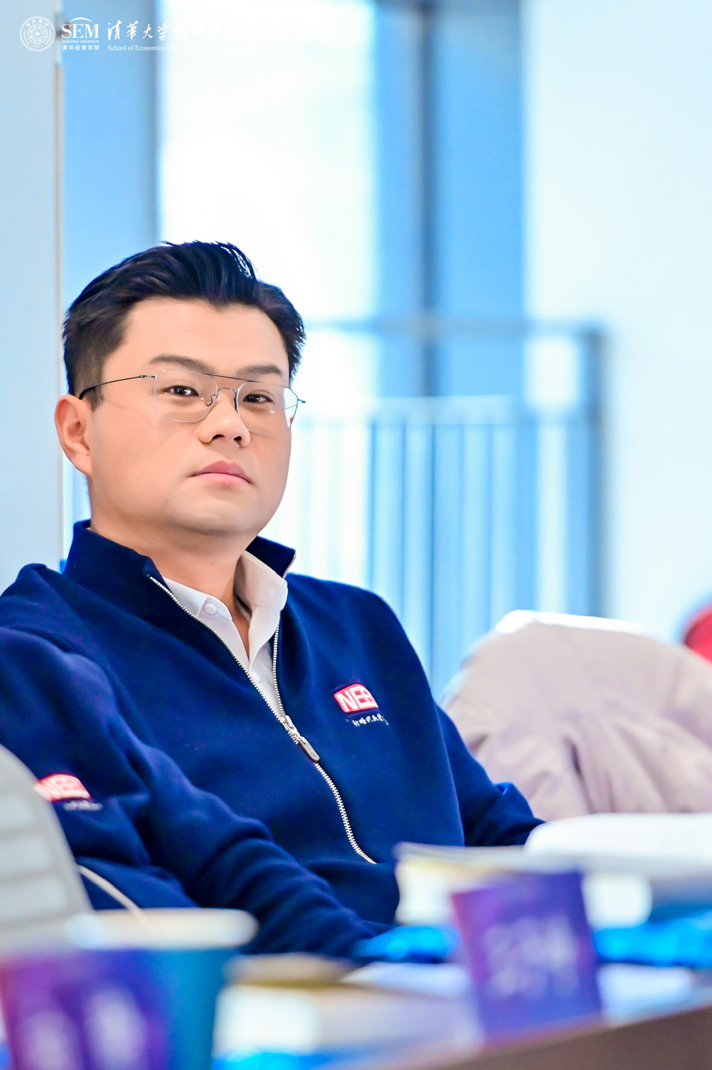 Steven Li at a public learning and exchange event